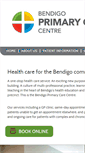Mobile Screenshot of bendigoprimarycarecentre.com.au